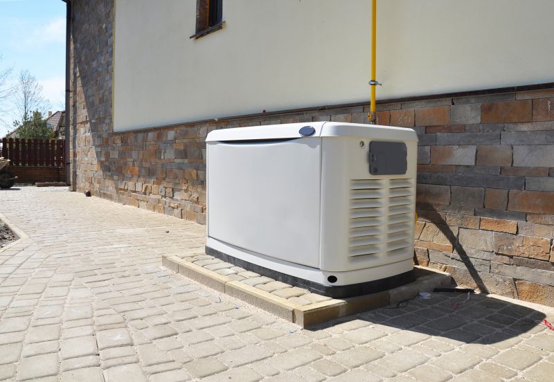 Residential Backup Generator in Use