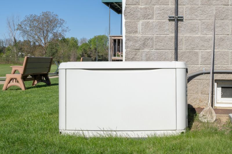 Generator Installed Next to Home